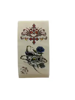 تاتو دفترچه ای 5 برگی کوچک رنگی - جی بی ای کالا