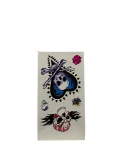 تاتو دفترچه ای 5 برگی کوچک رنگی - جی بی ای کالا