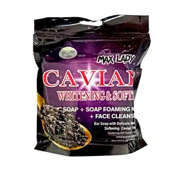 مکس لیدی صابون خاویار+فیس واش+لیف - جی بی ای کالا
