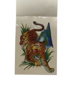 تاتو دفترچه ای 5 برگی متوسط رنگی - جی بی ای کالا