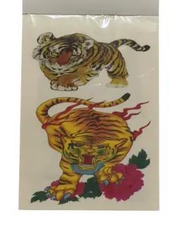 تاتو دفترچه ای 5 برگی متوسط رنگی - جی بی ای کالا