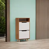 جاکفشی پایه دار داشبوردی باکس دار دو درب (ام دی اف) MDF