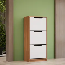 جاکفشی داشبوردی بدون کشو سه درب عمودی پایه سنگی(ام دی اف) MDF