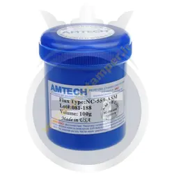 خمیر و روغن فلکس AMTECH NC-559-ASM مناسب لحیم کاری