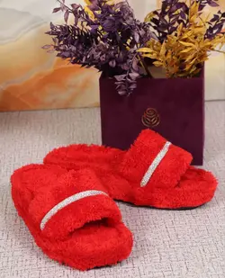 دمپایی پولیشی نگین زنانه