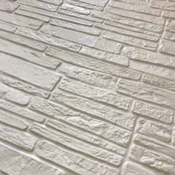 دیوارپوش مدل فومی پشت چسب دار طرح سنگ بسته 2 عددی
