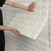 دیوارپوش طرح آجری بسته 10 عددی