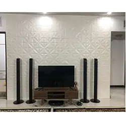 دیوارپوش فومی پشت چسب دار طرح چهار پر ضخامت بالا