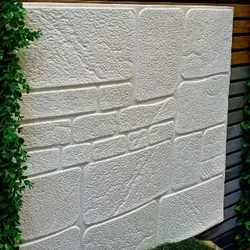 دیوارپوش فومی پشت چسب دار طرح سنگ مالون