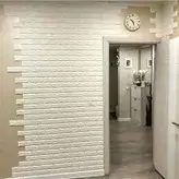 دیوارپوش فومی پشت چسب دار طرح آجری بسته ده عددی