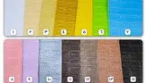 دیوارپوش فومی پشت چسب دار طرح آجری بسته ده عددی