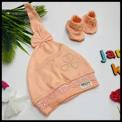 ست نوزادی کلاه و دستکش و پاپوش