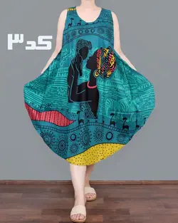 خرید و قیمت سارافون حلقه ای طرح رخ کریشنا هندی وارداتی