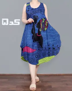 خرید و قیمت سارافون حلقه ای طرح رخ کریشنا هندی وارداتی