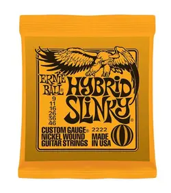 سیم گیتار الکتریک ernie ball مدل Hybrid Slinky