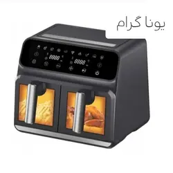 سرخکن رژیمی دوقلو 8 لیتر گوسونیک مدل GAF-658