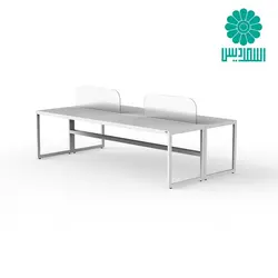 میز کار گروهی اسمردیس مدل W102 | گروه صنعتی اسمردیس