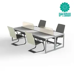 میز کار گروهی اسمردیس مدل W102 | گروه صنعتی اسمردیس