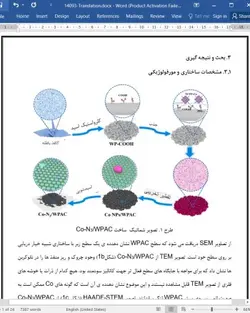 ترجمه مقاله سایت های تک اتمی Co-N3 بر روی کربن فعال مشتق شده از کاغذ باطله
