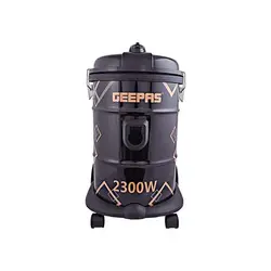 جارو برقی سطلی جیپاس مدل GVC۲۵۹۸Geepas GVC2598 Drum Vacuum Cleaner, 2300W