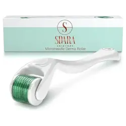 درمارولر با 540 سوزن تیتانیومی 25میلی متری Sdara Skincaresdara microneedle derma roller