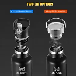 فلاسک 600 میلی لیتری عایق شده OMORC مدل MEOD227ABOMORC 600ml vacuum cup