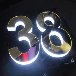 ساخت پلاک منزل نور مخفی