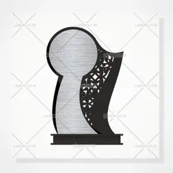 طرح برش لیزر آماده تندیس مناسبتی