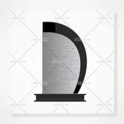 طرح آماده برش لیزری تندیس مناسبتی