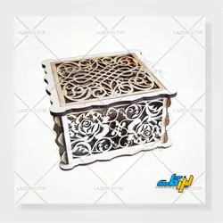 طرح آماده برش لیزری جعبه فانتزی
