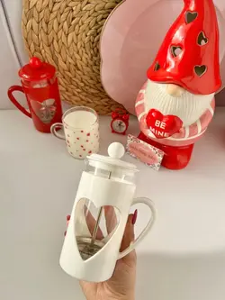 فرنچ پرس فانتزی طرح قلبی ولنتاین - خانه رویایی دلسا