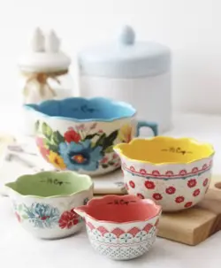 پیمانه شیرینی پزی طرح گل گلی - خانه رویایی دلسا