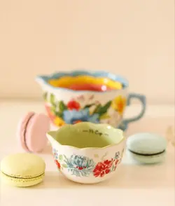 پیمانه شیرینی پزی طرح گل گلی - خانه رویایی دلسا