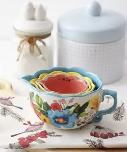 پیمانه شیرینی پزی طرح گل گلی - خانه رویایی دلسا