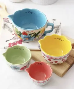 پیمانه شیرینی پزی طرح گل گلی - خانه رویایی دلسا