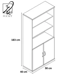 کتابخانه مدل IKE4406 - ایلکات البرز