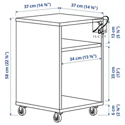 میز پاتختی مدل IKE5467 - ایلکات البرز