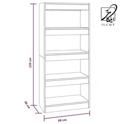 کتابخانه مدل IKE4522 - ایلکات البرز