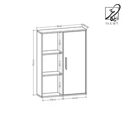 کتابخانه مدل IKE 5445 - ایلکات البرز