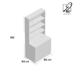 کتابخانه مدل 5455 - ایلکات البرز