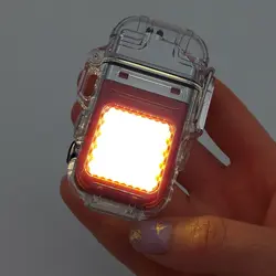 فندک جیبی پلاسما ضد آب چراغدار Flashlight