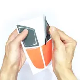 کاور کالرینگ سه بعدی چراغ عقب آرسی زد اسپرت مدل OrangeB2022 مناسب برای پژو 207