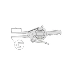 پرگار دیجیتالی داخل سنج 55-35 میلی متری اینسایز (Insize) مدل 55-2151 - شاپ میل