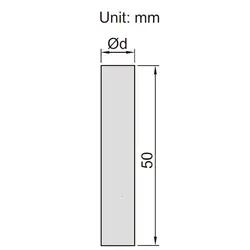 پین گیج 51 پارچه 6.5 - 6 میلی متری اینسایز (Insize) مدل 6D-4166 - شاپ میل