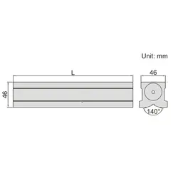 تراز صنعتی تخت 20 سانتی اینسایز (Insize) مدل 200-4903 - شاپ میل