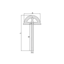 زاویه سنج 50 سانتی اینسایز (Insize) مدل 1300-4799 - شاپ میل