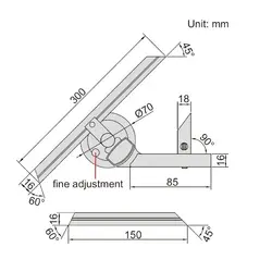 زاویه سنج ذره بینی اینسایز (Insize) مدل 360-2372 - شاپ میل