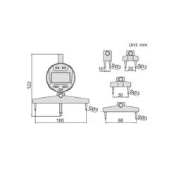 شعاع سنج دیجیتال اینسایز (Insize) مدل 2183 - شاپ میل