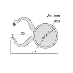 ضخامت سنج ساعتی 10 میلی متری اینسایز (Insize) مدل 10-2863 - شاپ میل