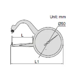 ضخامت سنج ساعتی 10 میلی متری اینسایز (Insize) مدل 102-2862 - شاپ میل